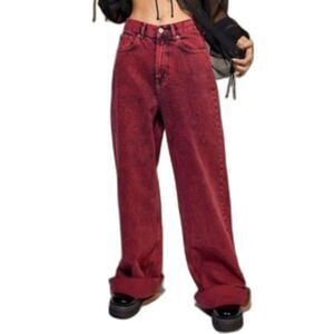 BDG Skater Baggy Jean Slouchy Acid Wash Wide Leg Womens 26 Emo Grunge Goth NWT